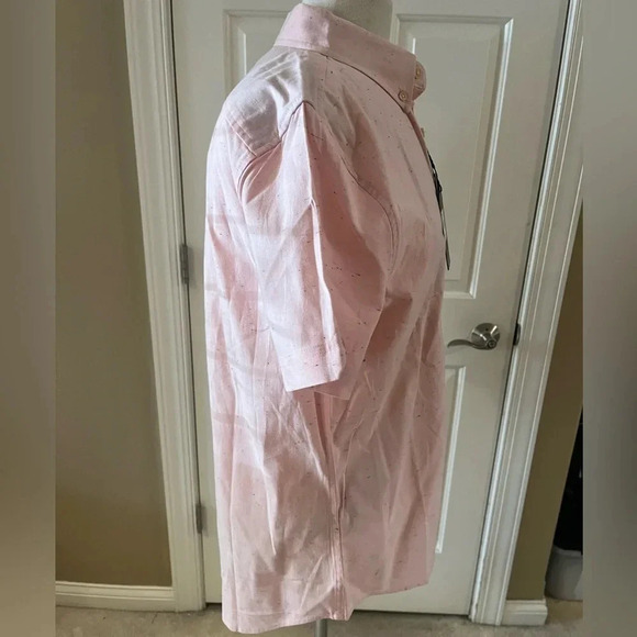 Pink Ben Sherman Casual or Dress shirt- NWT Size Medium- Short Sleeve - Picture 3 of 9
